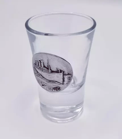 Titanic Embossed Shot Glass